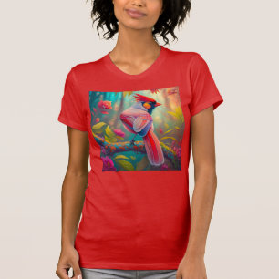 Fantasy Birds Männlicher Kardinal T-Shirt