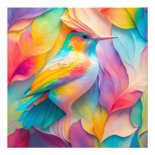 Fantasy Birds Silk Bird Fotodruck