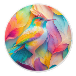 Fantasy Birds Silk Bird Keramikknauf