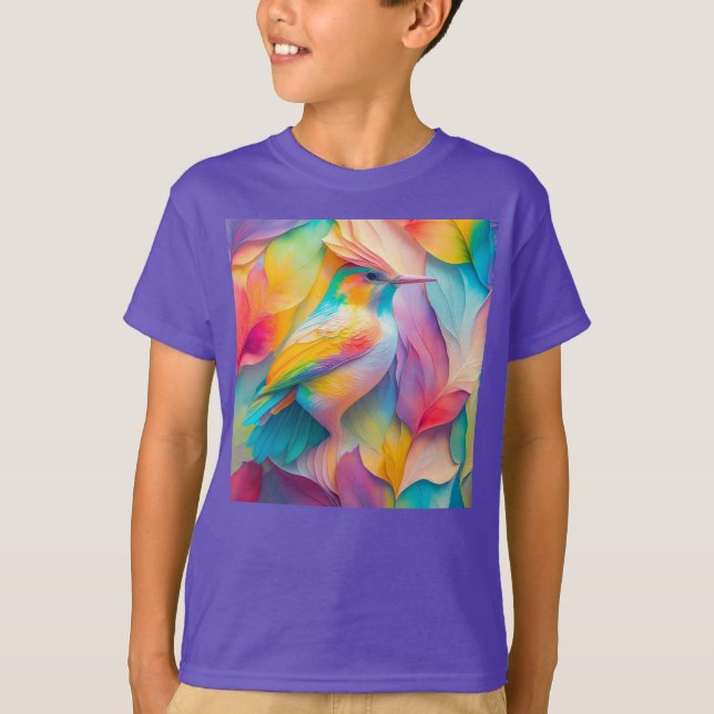 Fantasy Birds Silk Bird T-Shirt (Vorderseite)