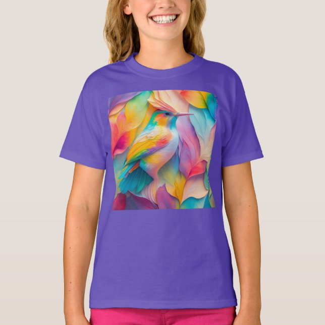 Fantasy Birds Silk Bird T-Shirt (Vorderseite)