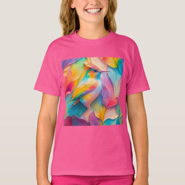 Fantasy Birds Silk Bird T-Shirt (Vorderseite)