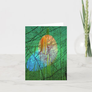 Fantasy Birke Catkins Note Card Feiertagskarte