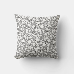 Fantasy Black and White Monster Muster Kissen