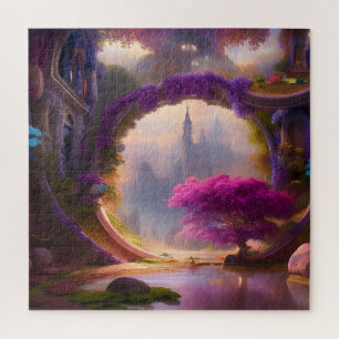 Fantasy Bläserhof Rosa Baum Puzzle