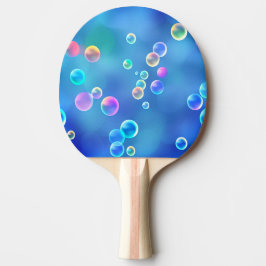 Fantasy blue bubbles ping pong Paddle Tischtennis Schläger