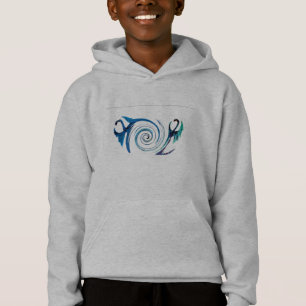Fantasy Blue Dragon Art Hoodie