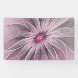 Fantasy Blume Abstrakt Plum Flora Fraktal Kunst Banner