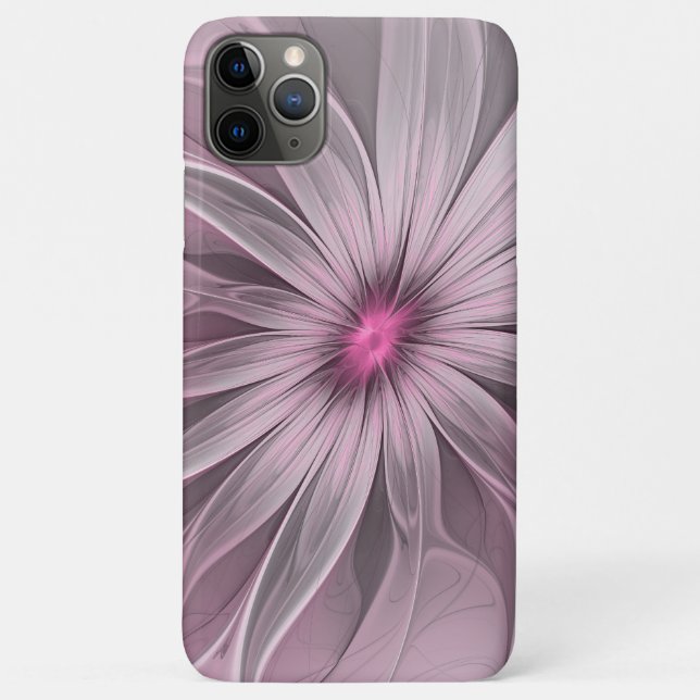 Fantasy Blume Abstrakt Plum Flora Fraktal Kunst Case-Mate iPhone Hülle (Rückseite)