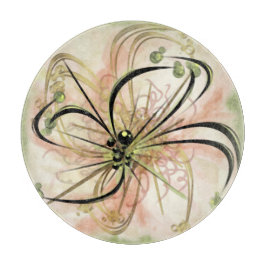 Fantasy Blume Charcuterie Board Schneidebrett