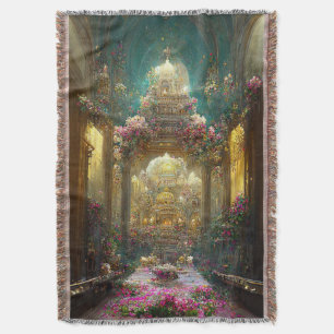 Fantasy Blume Church - Blanket Decke