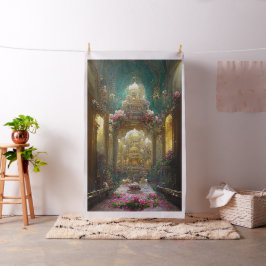 Fantasy Blume Church - Fabric Stoff