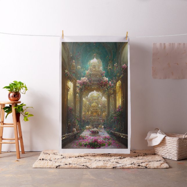 Fantasy Blume Church - Fabric Stoff (Beispiel)