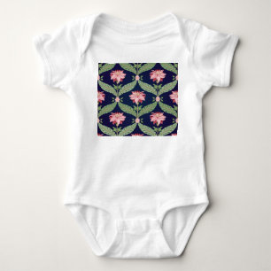 Fantasy-Blume: Dunkle indische Motive Baby Strampler