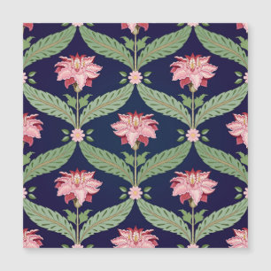 Fantasy-Blume: Dunkle indische Motive Magnetkarte