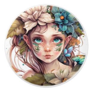 Fantasy Blume Fairies Serie Keramikknauf