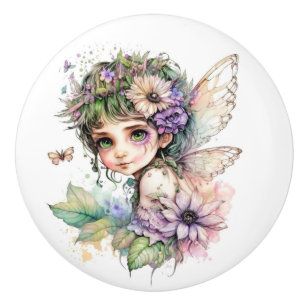 Fantasy Blume Fairies Serie Keramikknauf