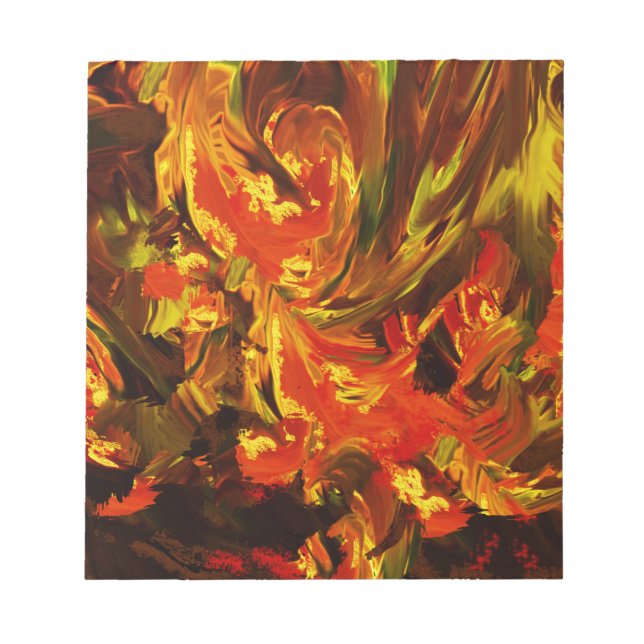 Fantasy-Blume Notizblock (Vorderseite)