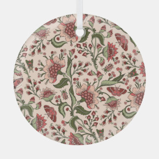 Fantasy Blume Paisley Hand Drawn Ornament Aus Glas