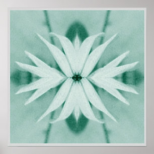 Fantasy Blume Pflanze Poster