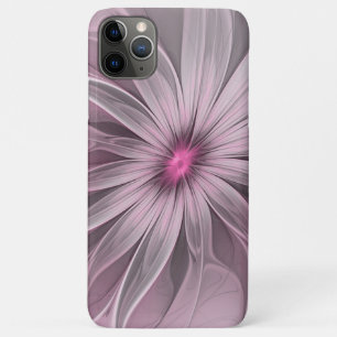 Fantasy-Blumen-Abstrakt-Pfirsich-Blumen-Fraktal-Ku Case-Mate iPhone Hülle
