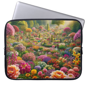 Fantasy-Blumengarten-Laptop-Hülle Laptopschutzhülle