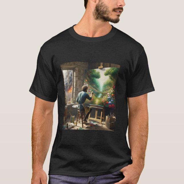 Fantasy-Blumengarten T-Shirt (Vorderseite)
