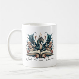 Fantasy Book Dragon Nur noch ein Kapitel Kaffeetasse