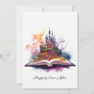 Fantasy Book Fairytale Whimsical Magical Einzigart Einladung