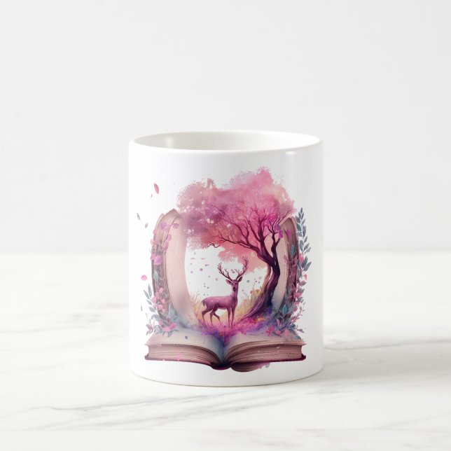 Fantasy Book Lover Design Kaffeetasse (Mittel)