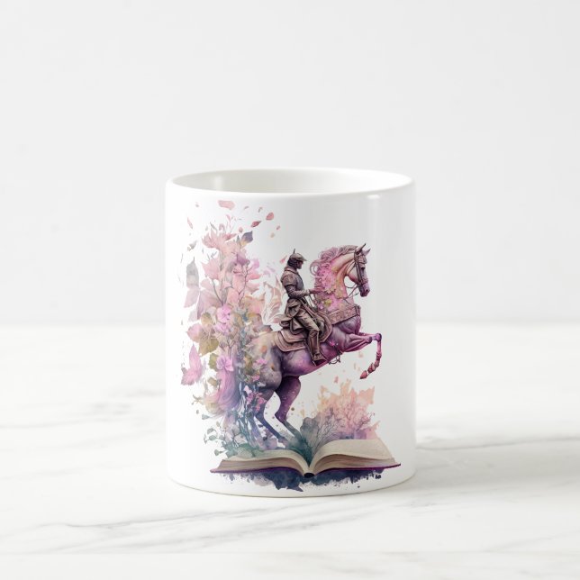 Fantasy Book Lover Design Kaffeetasse (Mittel)