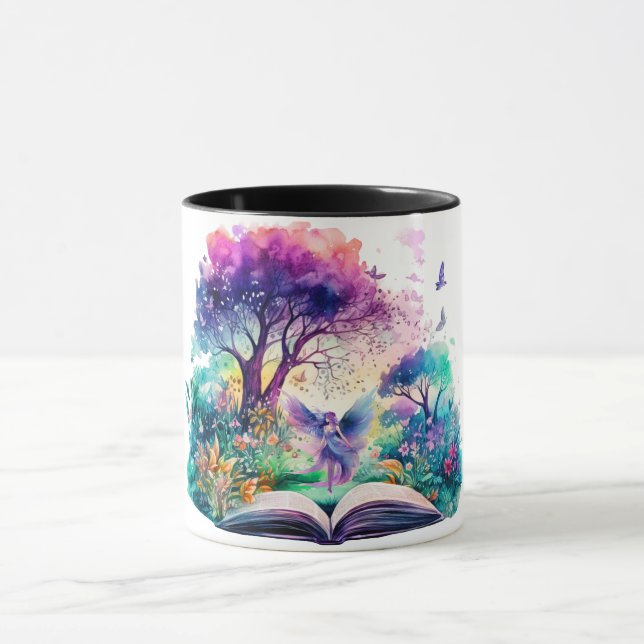Fantasy Book Lover Fairy Tasse (Zentrum)