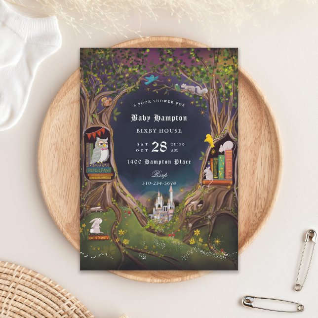 Fantasy Books for Baby Shooting Einladung (Von Creator hochgeladen)