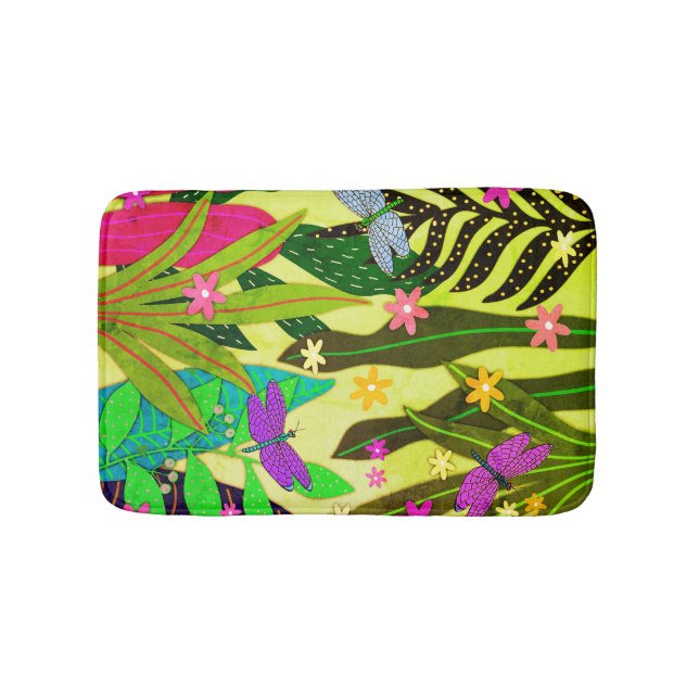 Fantasy Botanical Print #13 1974 Badematte (Vorderseite)