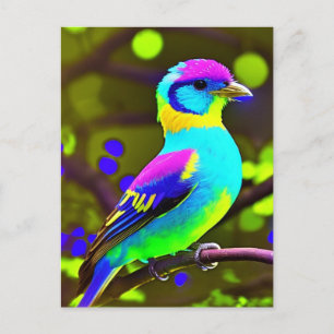 Fantasy Briwelred Bird Postkarte