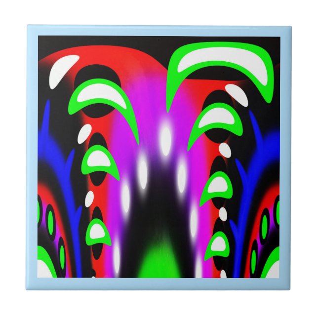 Fantasy-Brunnen Fliese (Vorderseite)