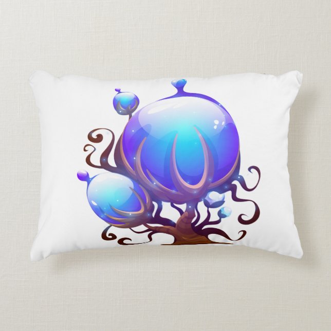 Fantasy Bubble Tree Pillow Dekokissen (Vorderseite)