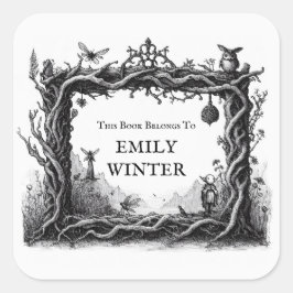 Fantasy Buchzeichen Sticker