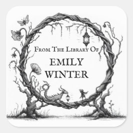 Fantasy Buchzeichen Sticker