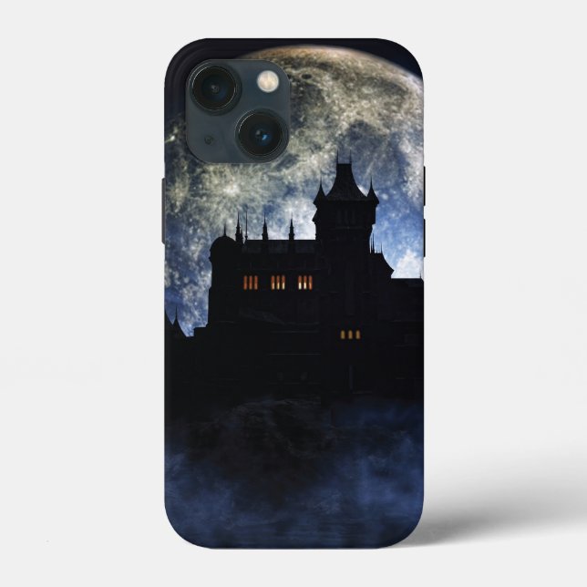 Fantasy-Burg in der Nacht Case-Mate iPhone Hülle (Rückseite)