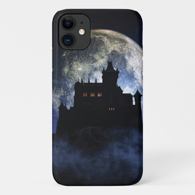 Fantasy-Burg in der Nacht Case-Mate iPhone Hülle (Rückseite)