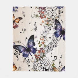 Fantasy Butterfly Fleecedecke