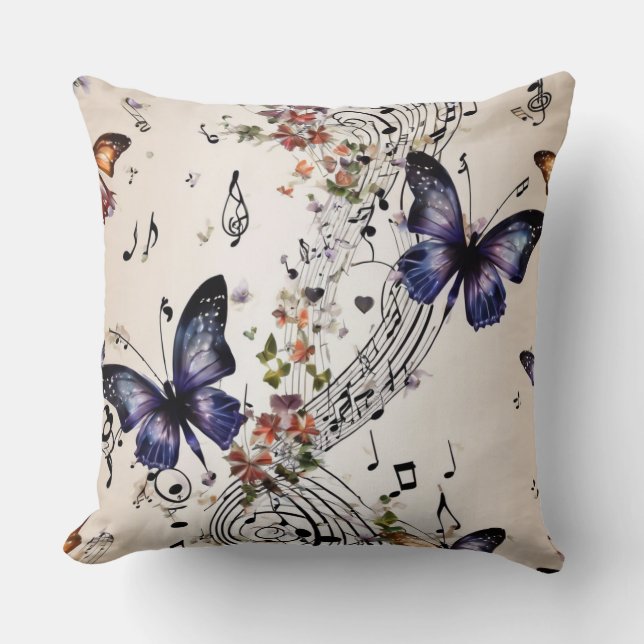 Fantasy Butterfly Kissen (Vorderseite)