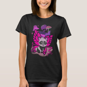 Fantasy Butterfly Mushroom Süße Tier Panda T-Shirt