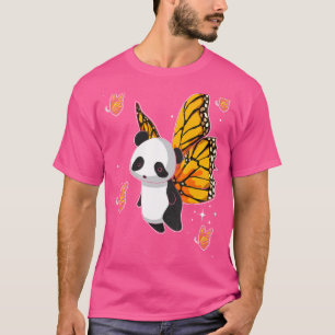 Fantasy Butterfly Panda Bär Magisches Süße Tier P T-Shirt