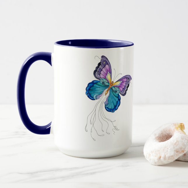Fantasy Butterfly Tasse (Mit Donut)