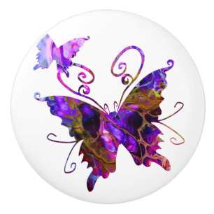 Fantasy Butterfys Keramikknauf