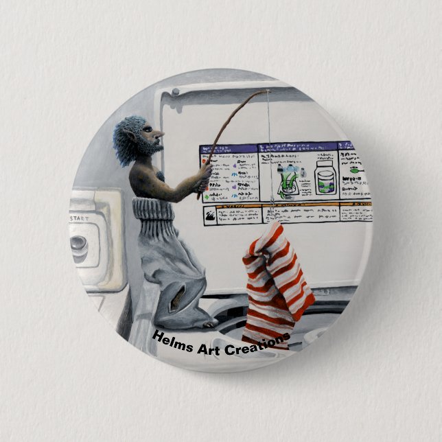 Fantasy Button für die Kriminalitätsbekämpfung (Vorderseite)