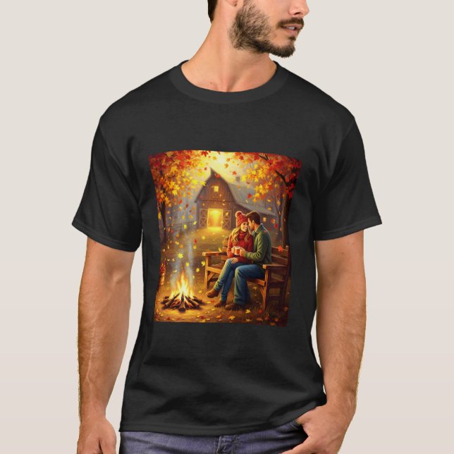 Fantasy-Camping-Date-Land T-Shirt (Vorderseite)