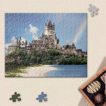 Fantasy Castle Beach Puzzle<br><div class="desc">Puzzle mit einer Fantasielandschaft mit einem Schloss am Strand.</div>